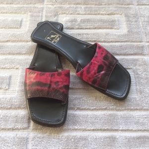 Reed Evins Leather Slides